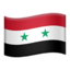 Syria Flag emoji in Apple's design style - Unicode 1F1F8-1F1FE