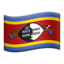 Eswatini Flag emoji in Apple's design style - Unicode 1F1F8-1F1FF