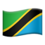 Tanzania Flag emoji in Apple's design style - Unicode 1F1F9-1F1FF