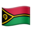 Vanuatu Flag emoji in Apple's design style - Unicode 1F1FB-1F1FA