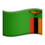 Zambia Flag emoji in Apple's design style - Unicode 1F1FF-1F1F2