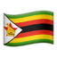 Zimbabwe Flag emoji in Apple's design style - Unicode 1F1FF-1F1FC