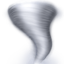 TORNADO emoji in Apple's design style - Unicode 1F32A-FE0F