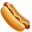 HOT DOG emoji in Apple's design style - Unicode 1F32D