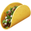 TACO emoji in Apple's design style - Unicode 1F32E