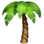 PALM TREE emoji in Apple's design style - Unicode 1F334