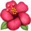 HIBISCUS emoji in Apple's design style - Unicode 1F33A