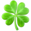 FOUR LEAF CLOVER emoji in Apple's design style - Unicode 1F340