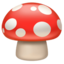 MUSHROOM emoji in Apple's design style - Unicode 1F344