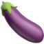 AUBERGINE emoji in Apple's design style - Unicode 1F346