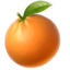 TANGERINE emoji in Apple's design style - Unicode 1F34A