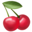 CHERRIES emoji in Apple's design style - Unicode 1F352