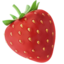 STRAWBERRY emoji in Apple's design style - Unicode 1F353