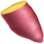 ROASTED SWEET POTATO emoji in Apple's design style - Unicode 1F360