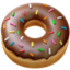 DOUGHNUT emoji in Apple's design style - Unicode 1F369