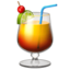 TROPICAL DRINK emoji in Apple's design style - Unicode 1F379