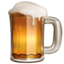 BEER MUG emoji in Apple's design style - Unicode 1F37A