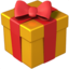 WRAPPED PRESENT emoji in Apple's design style - Unicode 1F381