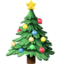 CHRISTMAS TREE emoji in Apple's design style - Unicode 1F384