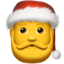 FATHER CHRISTMAS emoji in Apple's design style - Unicode 1F385