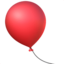 BALLOON emoji in Apple's design style - Unicode 1F388