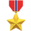 MILITARY MEDAL emoji in Apple's design style - Unicode 1F396-FE0F