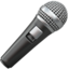 MICROPHONE emoji in Apple's design style - Unicode 1F3A4