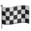 CHEQUERED FLAG emoji in Apple's design style - Unicode 1F3C1