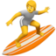 SURFER emoji in Apple's design style - Unicode 1F3C4