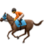 HORSE RACING emoji in Apple's design style - Unicode 1F3C7