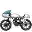 MOTORCYCLE emoji in Apple's design style - Unicode 1F3CD-FE0F