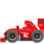 RACING CAR emoji in Apple's design style - Unicode 1F3CE-FE0F