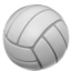 VOLLEYBALL emoji in Apple's design style - Unicode 1F3D0