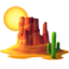 DESERT emoji in Apple's design style - Unicode 1F3DC-FE0F