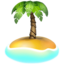 DESERT ISLAND emoji in Apple's design style - Unicode 1F3DD-FE0F