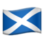 Scotland Flag emoji in Apple's design style - Unicode 1F3F4-E0067-E0062-E0073-E0063-E0074-E007F