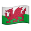 Wales Flag emoji in Apple's design style - Unicode 1F3F4-E0067-E0062-E0077-E006C-E0073-E007F