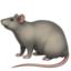 RAT emoji in Apple's design style - Unicode 1F400