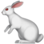 RABBIT emoji in Apple's design style - Unicode 1F407