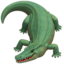 CROCODILE emoji in Apple's design style - Unicode 1F40A