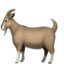 GOAT emoji in Apple's design style - Unicode 1F410