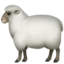 SHEEP emoji in Apple's design style - Unicode 1F411