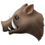 BOAR emoji in Apple's design style - Unicode 1F417