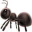 ANT emoji in Apple's design style - Unicode 1F41C