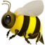 HONEYBEE emoji in Apple's design style - Unicode 1F41D