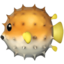 BLOWFISH emoji in Apple's design style - Unicode 1F421