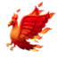 PHOENIX emoji in Apple's design style - Unicode 1F426-200D-1F525