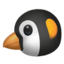 PENGUIN emoji in Apple's design style - Unicode 1F427