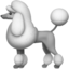 POODLE emoji in Apple's design style - Unicode 1F429