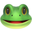 FROG FACE emoji in Apple's design style - Unicode 1F438